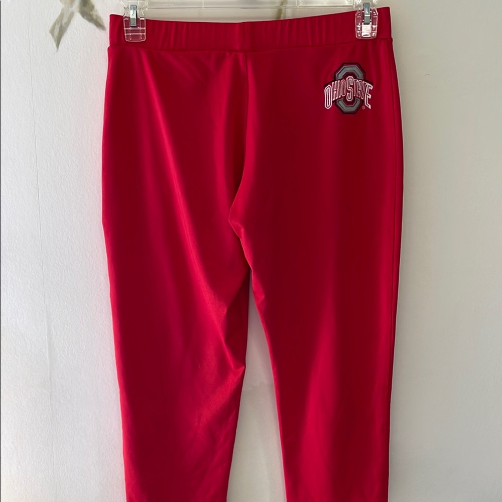 Nike Red Ohio State Pull On Athletic Cropped Pants